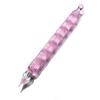 Fudeya Glass Fountain Smooth Writing Box Pink Ripples 72-gou Pen, Pen, Letter, Stationery, Illustration, Feel, Included,