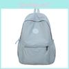 Simple Backpack Foldable With Solid Color And Letter Decoration Design For Daily