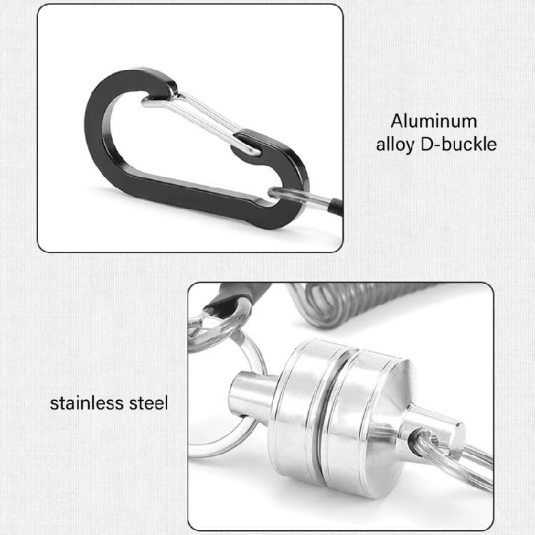 Tactically Spring Elastics Rope Phone Keychains Climbing Emergency Rope Cord for Outdoor Tool