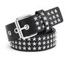 Personalised Punk Studded Belt with Star Pattern Women's Trendy Jeans Accessories Fashion and Versatile Student Belt
