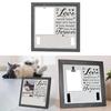 Collar Holder Frame Dog Loss Keepsake Distressed White Background Heartfelt Inscription Elegant Memorial Keepsake