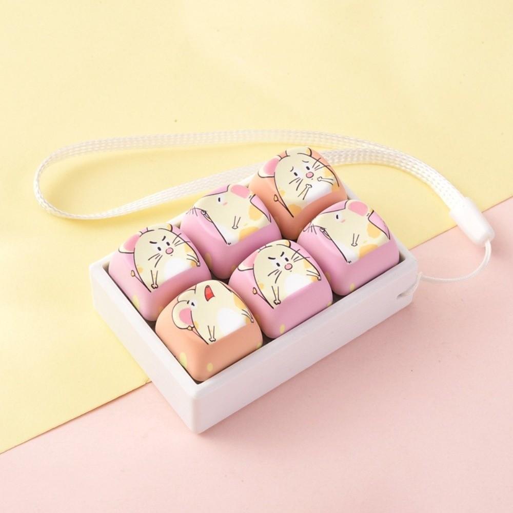 Sensory Clicky Button Keyboard Clicker Toy Keyring Keyboard Button Clicker Key Chain Pendant