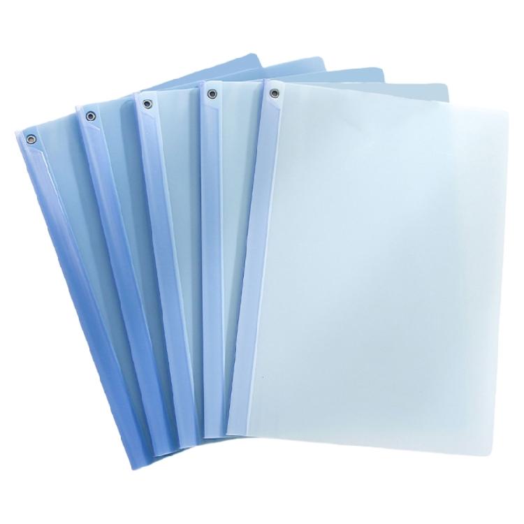 5Pcs 14.6x9Inch Clear File Sleeve Water Resistant Document Protector File Folder with Long Clamp Presentation Folder 1 градиентный синий