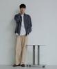 NODU Wide Washed Denim Pants [Beige]