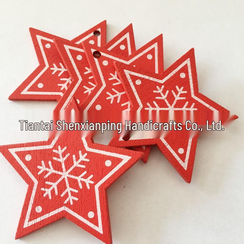 DIY Wooden Christmas Ornaments: Snowflake, Heart, and Star Pendants