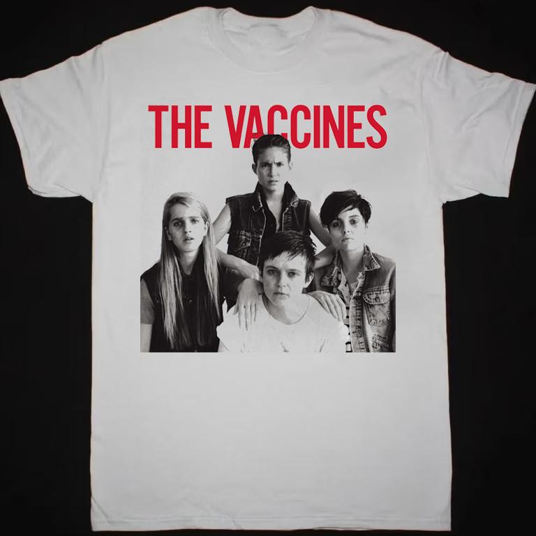 Members The Vaccines Band White Unisex Shirt S-5XL TR963