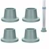 Replacement Shower Chair Legs 4 Pack: Anti-Slip Rubber Feet with Suction Cup, Waterproof Heavy-Duty Design with Reinforced Metal Insert