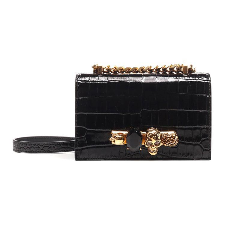

Alexander McQueen Міні Сумка-портфель з камінням Чорний Жіночі Сумки-посланці_та_портфелі 6531341HB0T1001 Basic Set (Bag+Dust Bag)