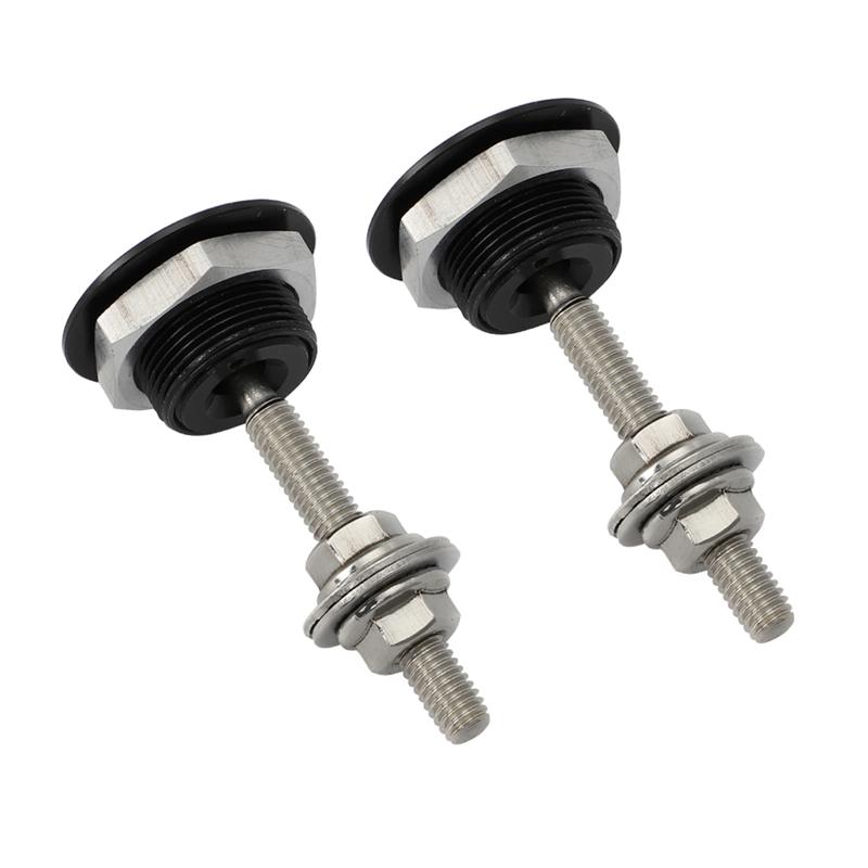 Universal Push Button Billet Quick Release Fasteners Set for Racing Car Front Bumper, Hood Pin, Engine Bonnet Lock, Latch Clip Body Kit