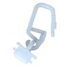 50PC Curtain Hanging Hooks Ring Window Curtain Hanger Hooks Plastic Curtain Hook For Car Home Office Curtain Car Accessories