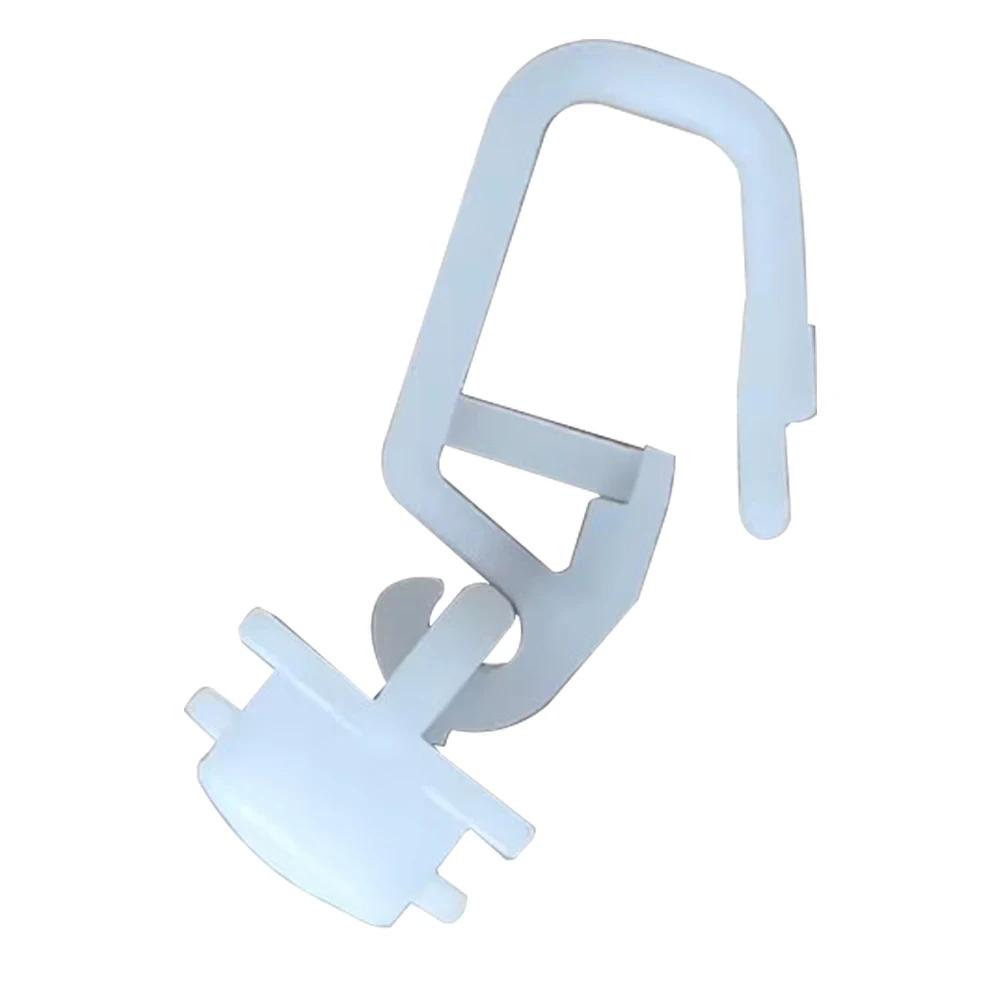 50PC Curtain Hanging Hooks Ring Window Curtain Hanger Hooks Plastic Curtain Hook For Car Home Office Curtain Car Accessories