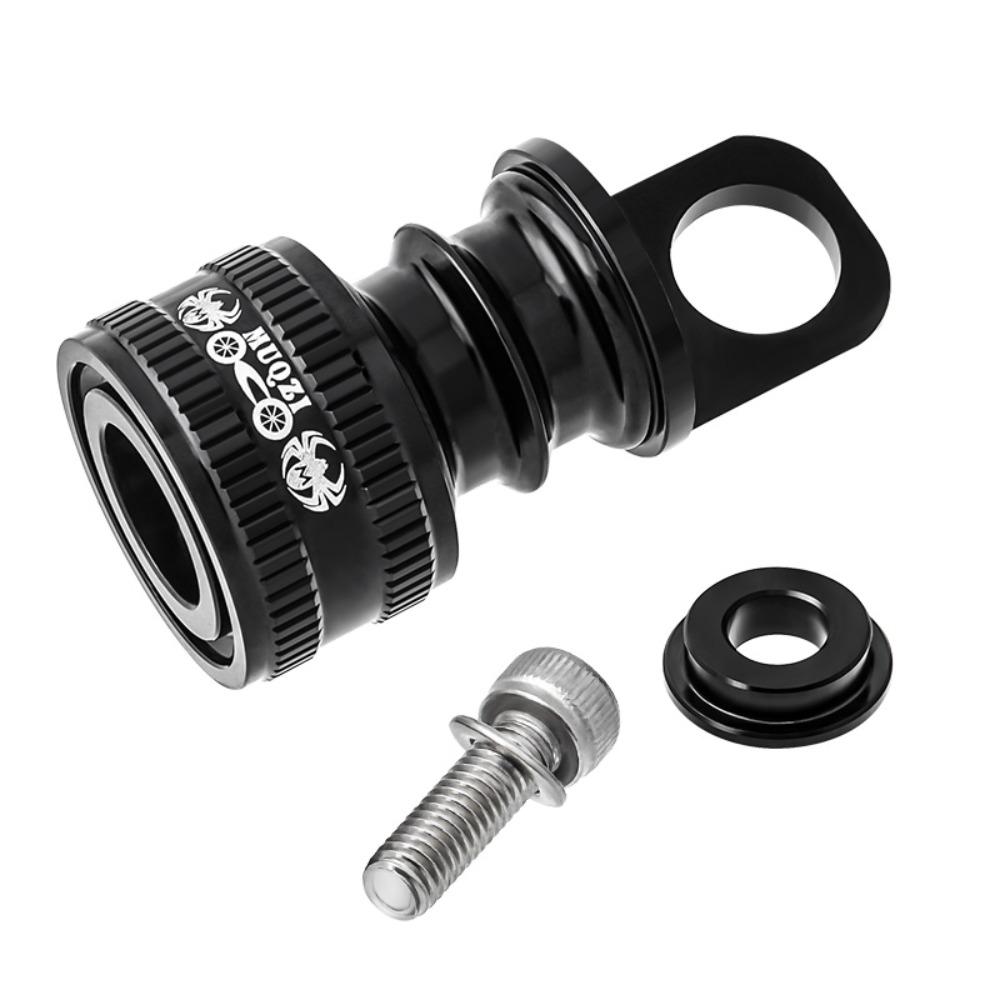 

Aluminum Zinc Zinc Alloy Bicycle Frame Mounting Base Folding Bike Pedal Adapter Folding Bike Use Black 1 PC