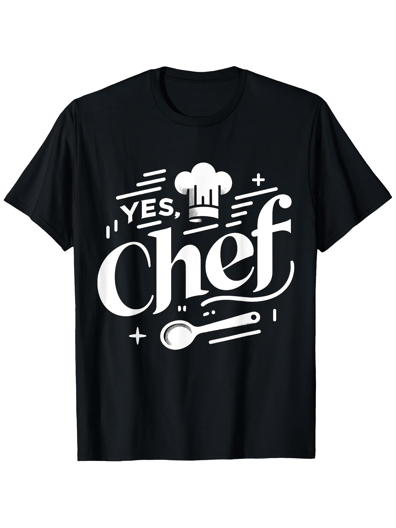 T-Shirt y2k Yes Chef Retro T Black 2XL