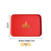 ZISIZ Double Happiness Red Wedding & Celebration Serving Tray