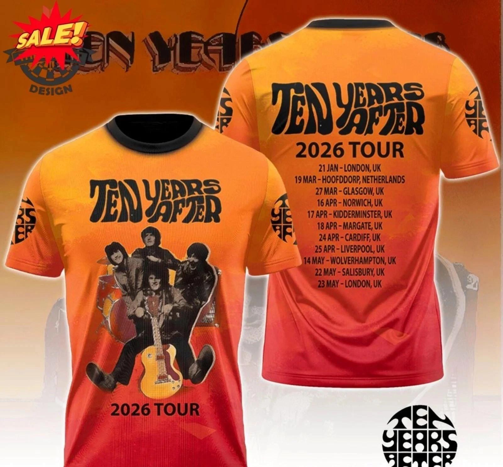 Ten Years After 2026 3D T-Shirt size S-5XL PP2953 XXXL