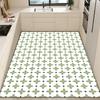Kitchen Carpet Anti-slip Oil-proof Waterproof PVC Floor Mat Large Area Rug for Home Decoration Alfombra De Cocina