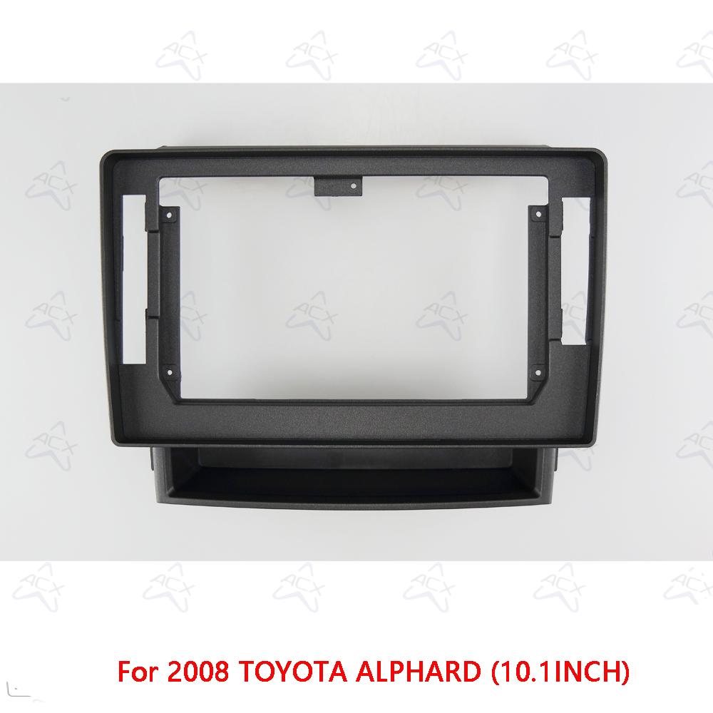 10 Inch Car Radio Fascias For Toyota Alphard Vellfire 2008-2015 Android Stereo Frame Player 2 Din Head Unit Panel With Cable