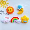 10Pcs New Cute Mini Sun, Star, Moon, Cloud, Rainbow Flat Back Resin Scrapbooking DIY Jewelry Craft Decoration Accessorie