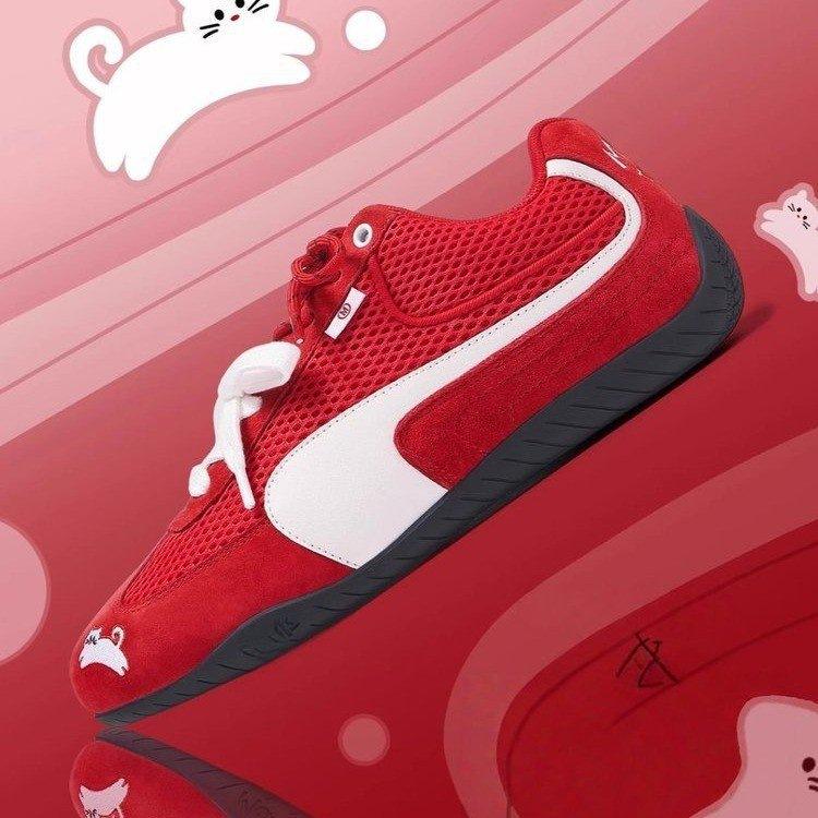 Retro German training shoes women's 2025 new summer lace-up mesh shoes versatile casual sports shoes thin-soled racing shoes