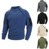 Men's Double Zipper Collar Hoodie - Autumn/Winter Trendy Street Casual Jacket