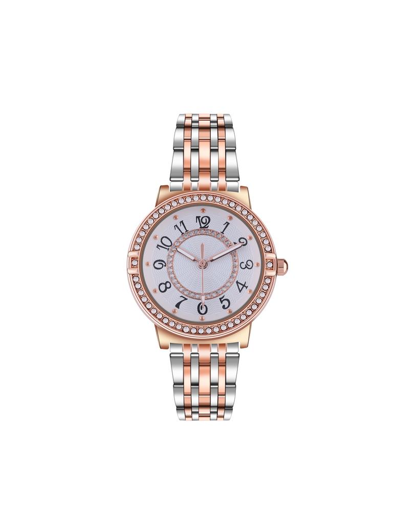 Fashion Light Luxury Room Gold Diamond Casual Women'S Steel Belt Watch