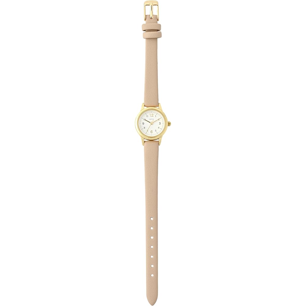 Fieldwork Women s Analog Watch Beige Leather Strap Stylish Versatile Timepiece YM075-1