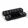 Weekly Pharmaceuticals Planner Portable Foldable Pill Organizer DustResistant for Home, Work