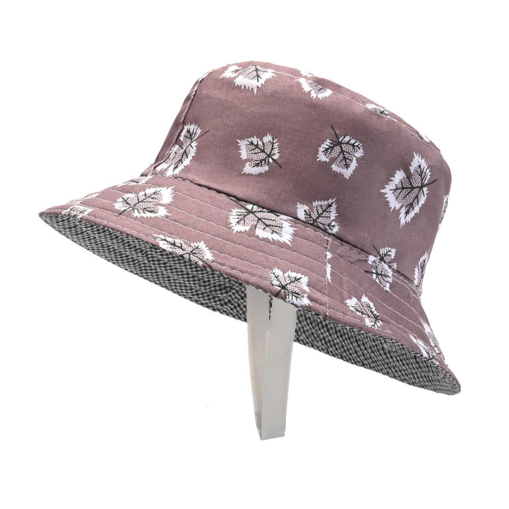 Floral Print Mom Bucket Caps Cotton Polyester Wide Brim Fisherman Hat Face Protection Lightweight Sunshade Cap Fishing абрикосовый