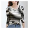 Navava NT602 Daily STripe Long Sleeve T shirT