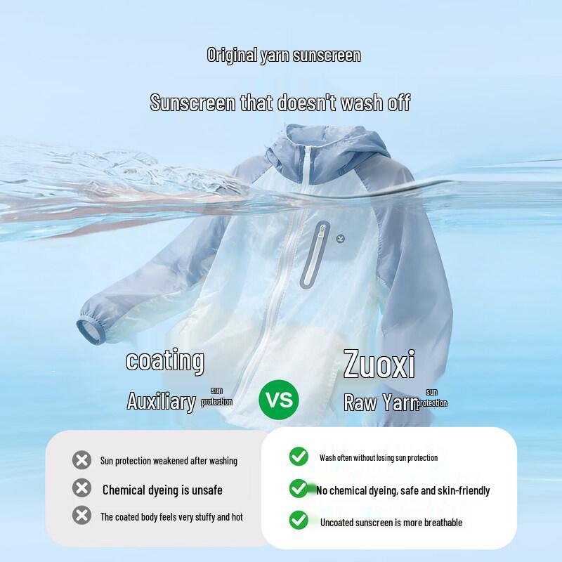 Boy's Cool Mesh Quick-Dry Sun Protection Hoodie