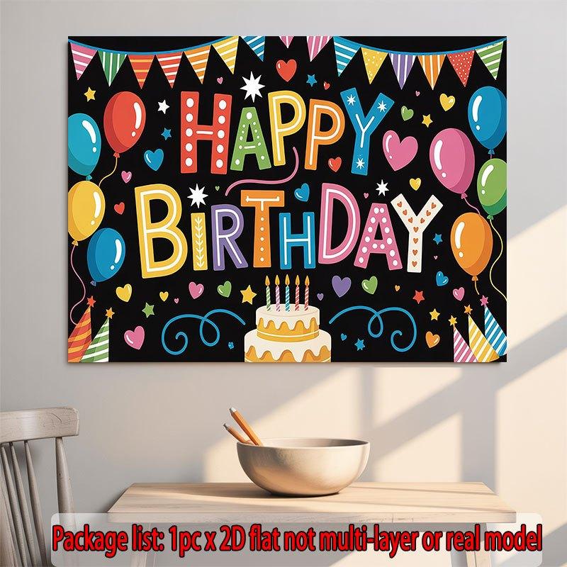 Party Backdrop New Year Flat Weddings Parties Cursive Lettering Birthdays Coming Ceremonies Photo Background Decor Front Door Decor Theme