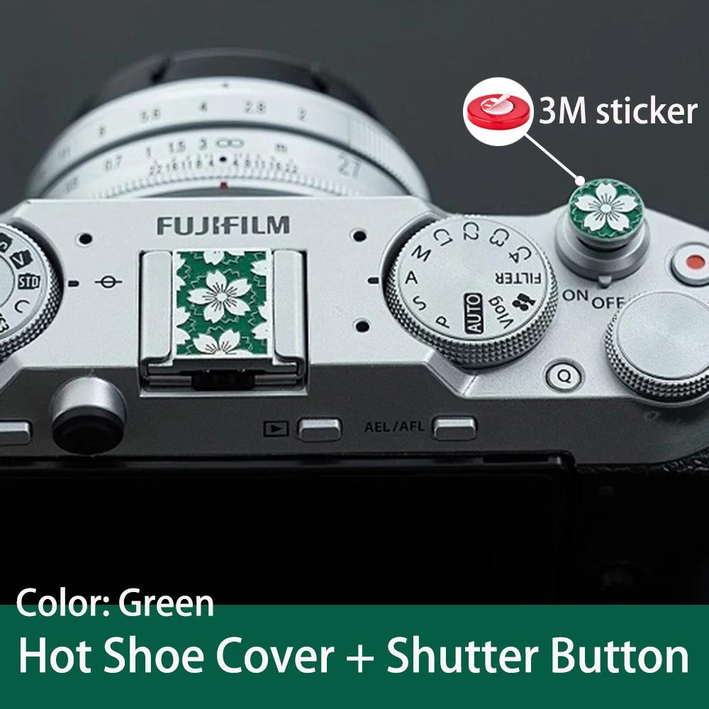 Metal Sakura Hot Shoe Cover Shutter Release Button Protective Cap for Canon Nikon Sony Leica Pentax Panasonic Camera Accessories