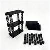 Building block double-deck military observation platform DIY parking lot 8x16 small particle double-sided floor support column