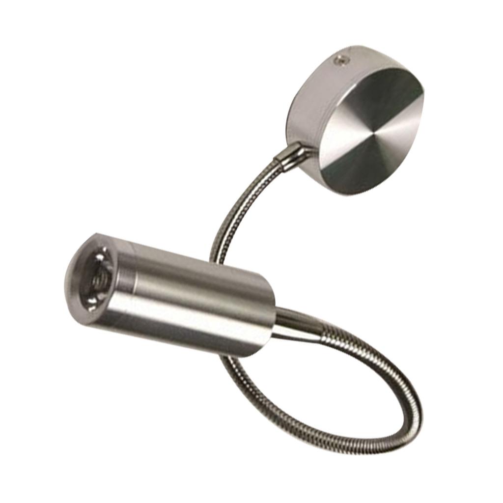 360-Grad-Drehbare LED-Wandleuchte 3W 200Lm Warmweiß Aluminium Flexibler Arm Lampe Schlafzimmer Arbeitsplatz Schreibtisch Heimdekoration Licht