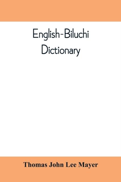 The English-Biluchi Dictionary Book