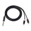 Enhanced Audio Cable: 6.35mm To 2RCA, Gold-Plated, Aluminum Shell