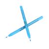2Pcs Blue Water Erasable Fabric Marking Pen Washable Fabric Pen Disappears In Water Bright Colors Fiber Pen Tips For Quilting