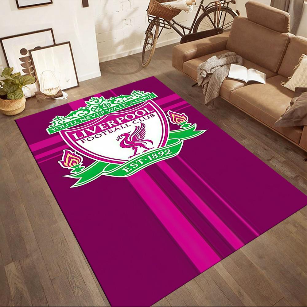 Liverpool Football Club Floor Rug Office Rug Suitable For Study Room Balcony Outdoor Playrooms Antislip Rug Decorate Offices Birthdaychristmas Gift