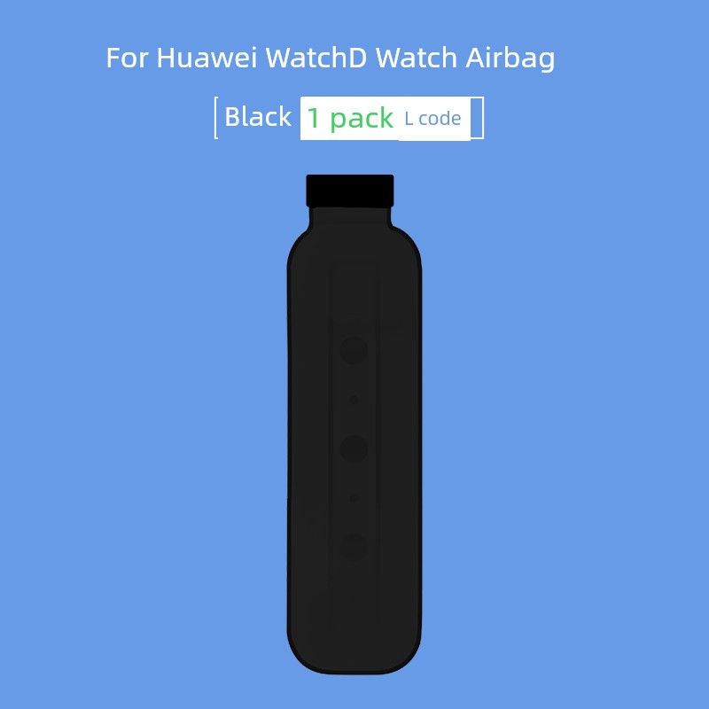 

Huawei Watch D High Elastic Washable Watch Strap watch D airbag Black L code one pack