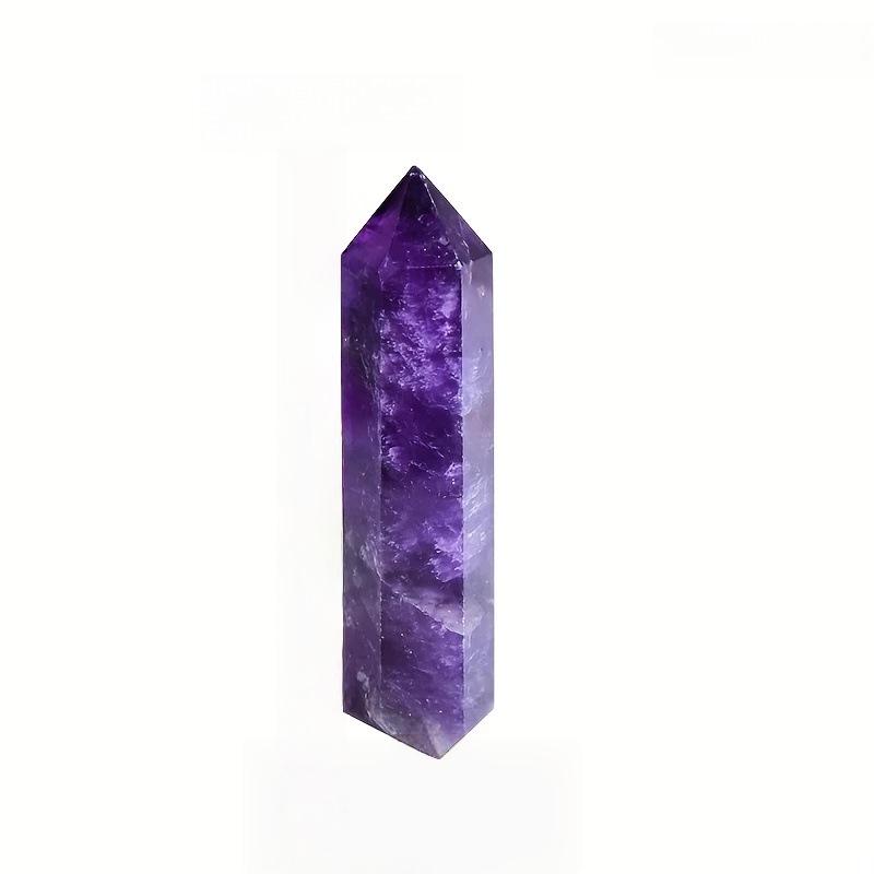 Purple Hexagonal Crystal Prism - Polished Column