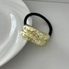 Korean Fashion Metal Irregular Double-Layer Hair Bands Ropes Women Headband Elastic Hairband Ponytail Holder Hair Accessories