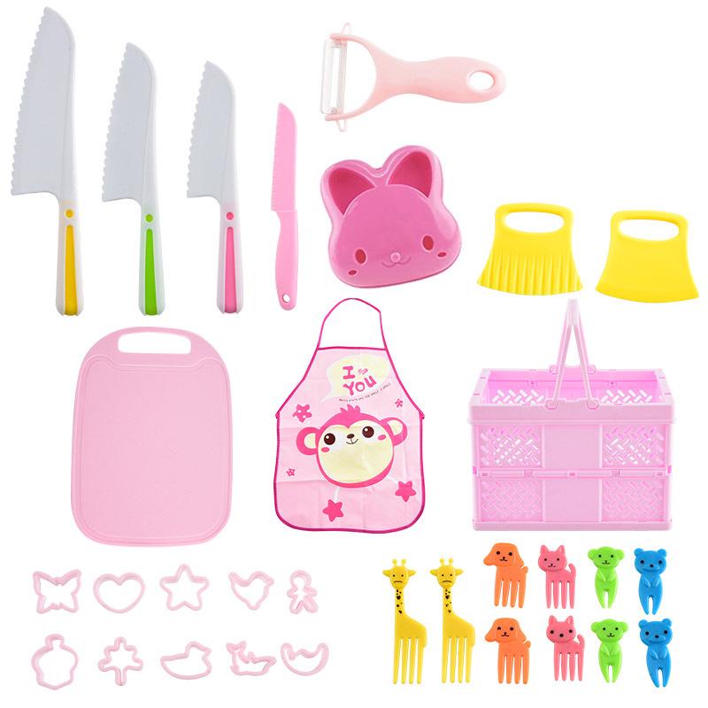 Montessori Kids' Safe Kitchen Utensils & Baking Toys Set