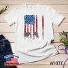 Sprint Car Racing American Flag 4th of July Unisex T-Shirt