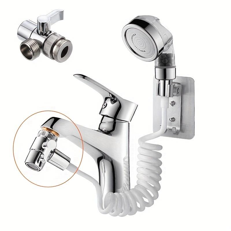 Universal  Faucet Switch Adapter Kitchen Sink Splitter Diverter Valve Water Tap Connector For Toilet Bidet Shower Bathroom