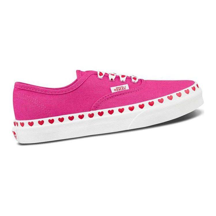 Vans Authentic Canvas Low Top Kids Skate Shoes Kids Sneakers Magenta VN0A3UIV30V