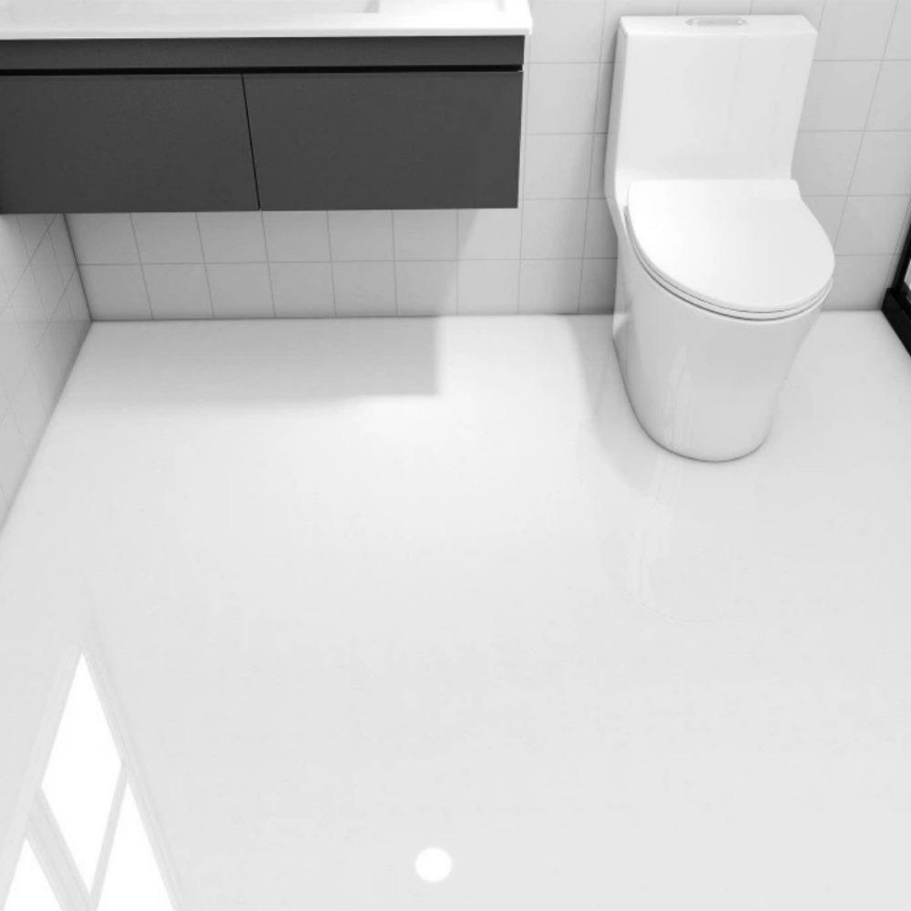 Imitation Marble Floor Tiles Waterproof Non-Slip Self-Adhesive Wallpaper Wear-Resistant Peel and Stick Decorative Floor Stickers