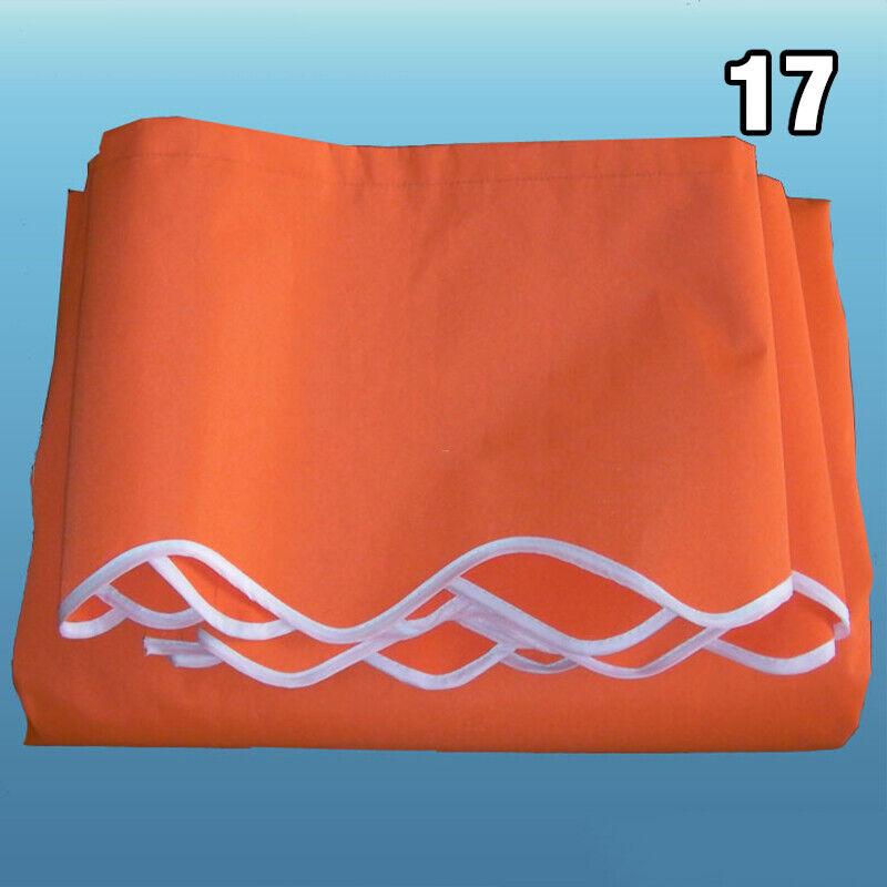 Tendalino Ondulato Impermeabile Tenda Parasole Tenda da Patio Sostituzione Banner Negozio Telo Tenda Parasole Durevole Strisce Grigio Beige