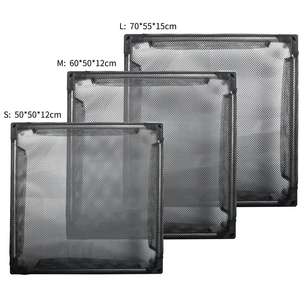 Elevated Dog Bed, Cooling Raised Pet Cot Washable Breathable Mesh and Metal Frame, Portable Dog Cot Bed