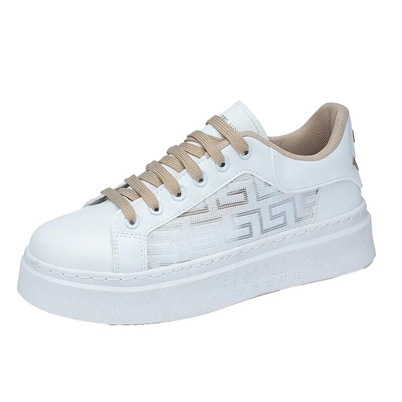 Men's Casual Sports Shoes, Breathable and Anti-slip, Flat Summer Thick-soled Board Shoes, Designer 2025 Loafers Tenis Masculino