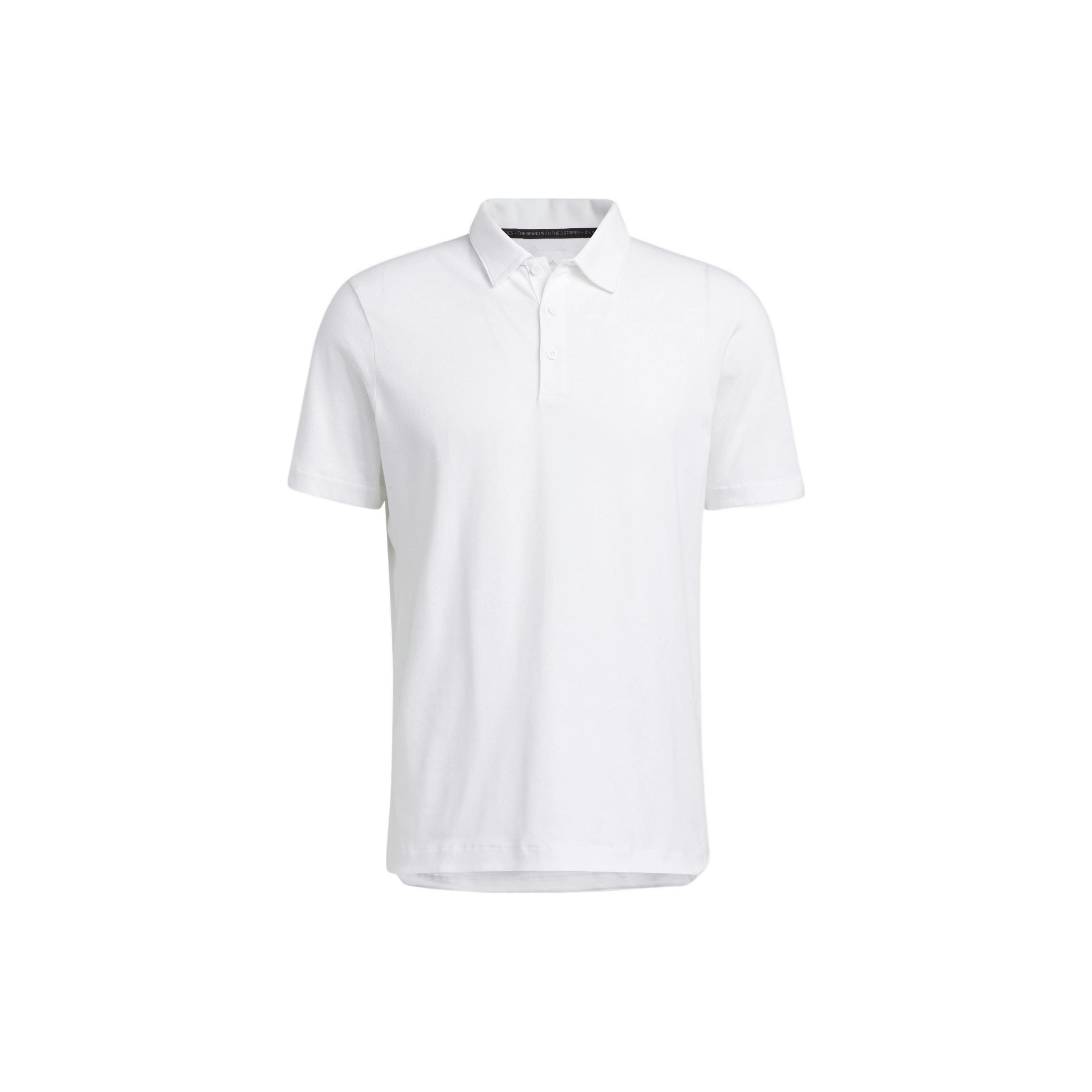 

Adidas Solid Color Golf Short Sleeve Polo Shirt Men tops White HP1918 S
